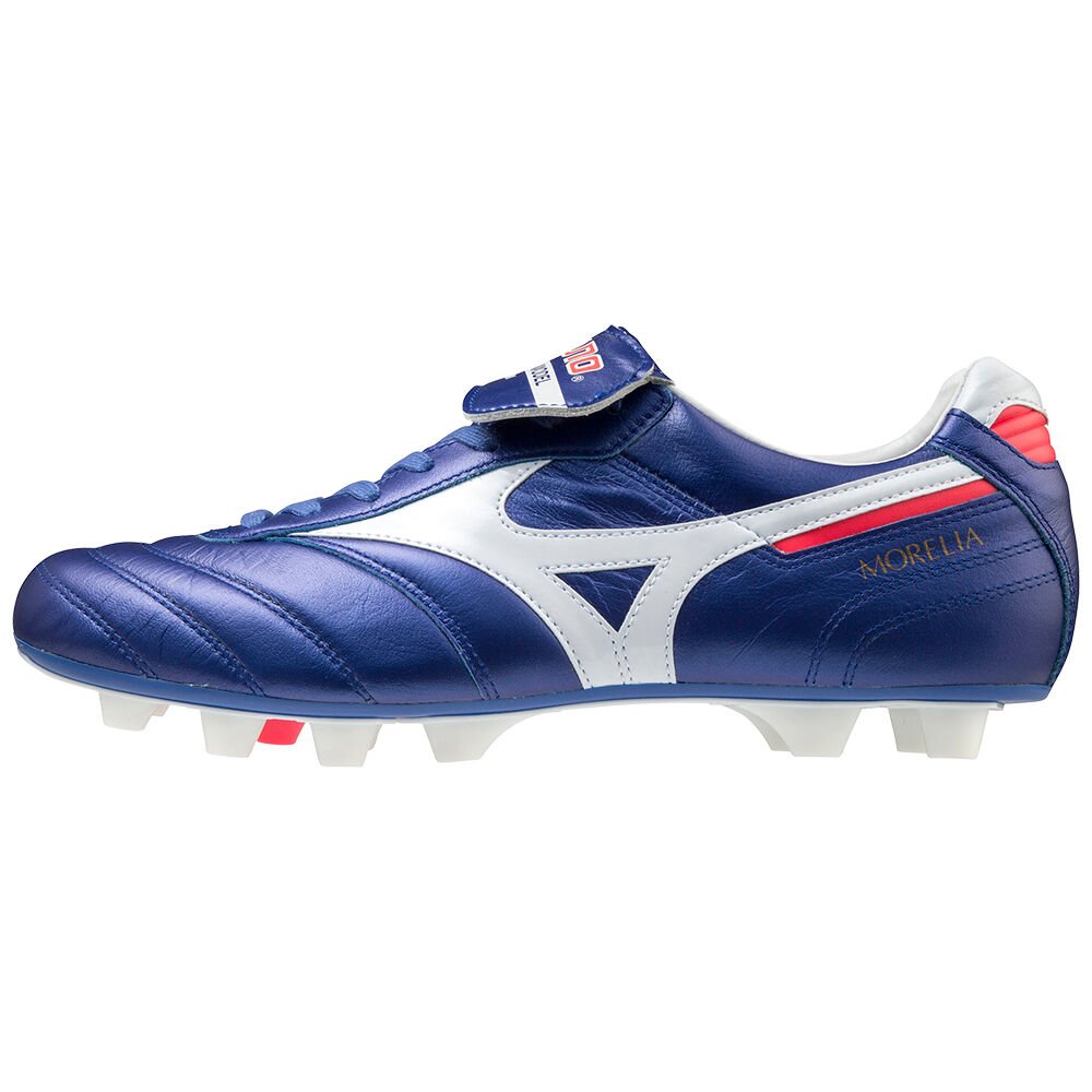 Mizuno Morelia II Japan - Bayan Krampon - Mavi/Beyaz Türkiye (IAEJTM-706)